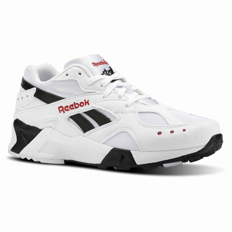 Tenisi Reebok Aztrek Dama Albi/Negrii/Rosii Romania YL3895JI